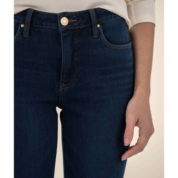 NEW KUT FROM THE KLOTH reese high rise ankle straight jeans in courageously wash - Picture 5 of 5